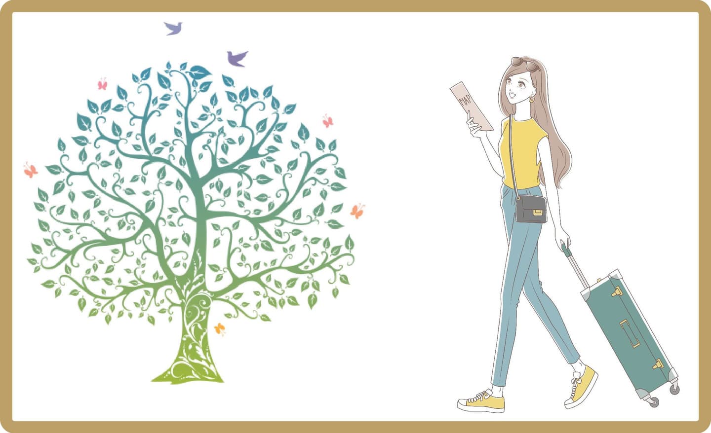 免疫力アップで、元気な毎日へ。旅行やお出かけに行く女性